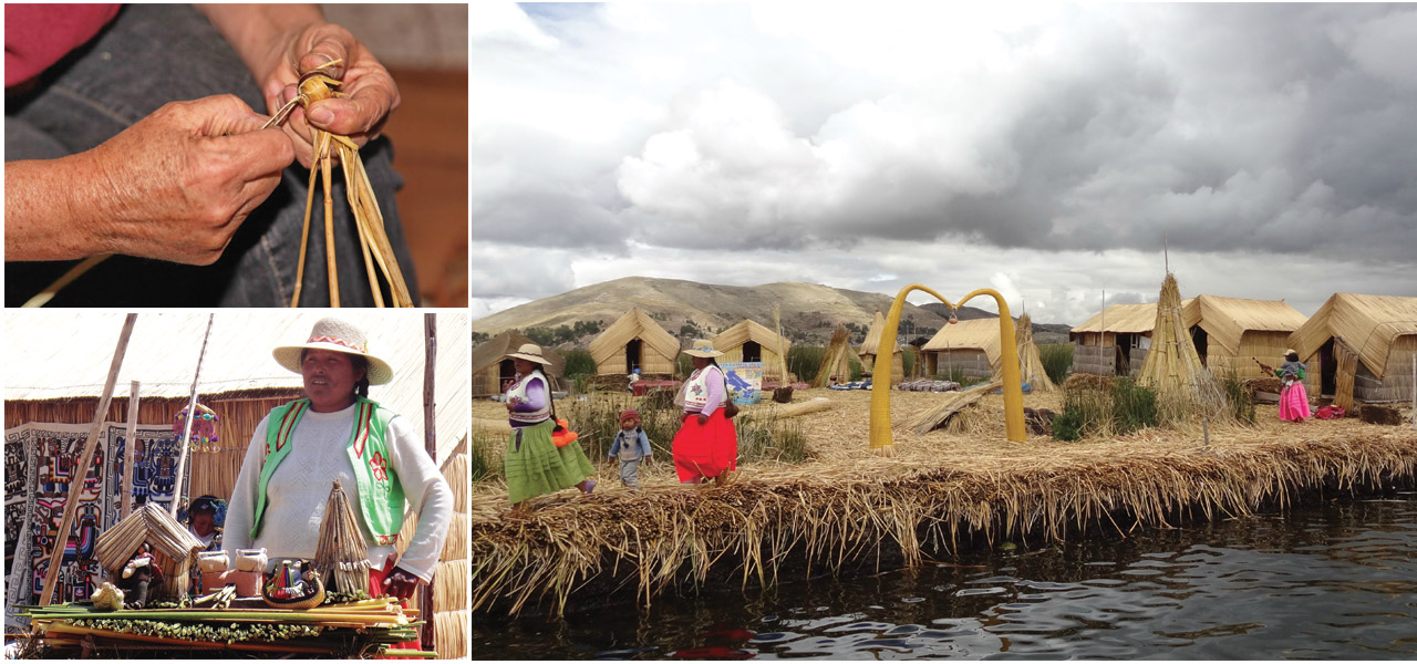 Lago Titicaca people and art gatelmand